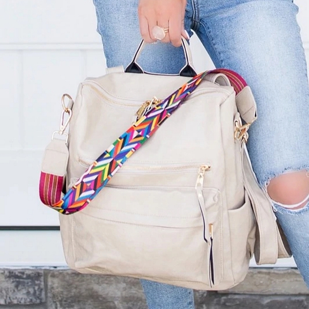 Hailee Convertable Bag - Bone